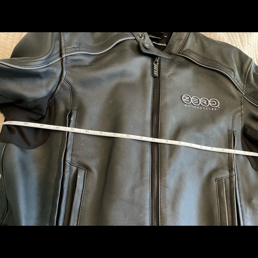 Zero motorcycle leather jacket medium